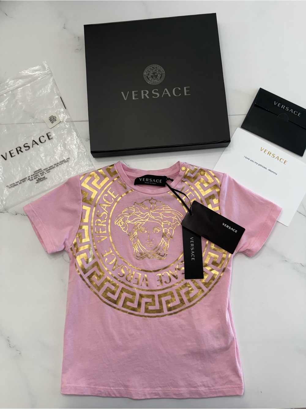AUTHENTIC VERSACE SIZE 24 MONTHS